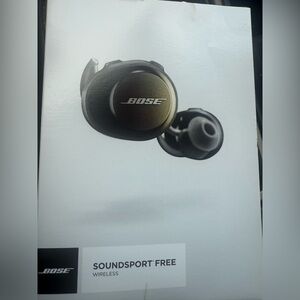 Bose SoundSport Free Wireless Headphones - Black (Open Box) New